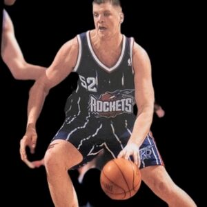 NBA Rockets Trading Card - Black and Blue